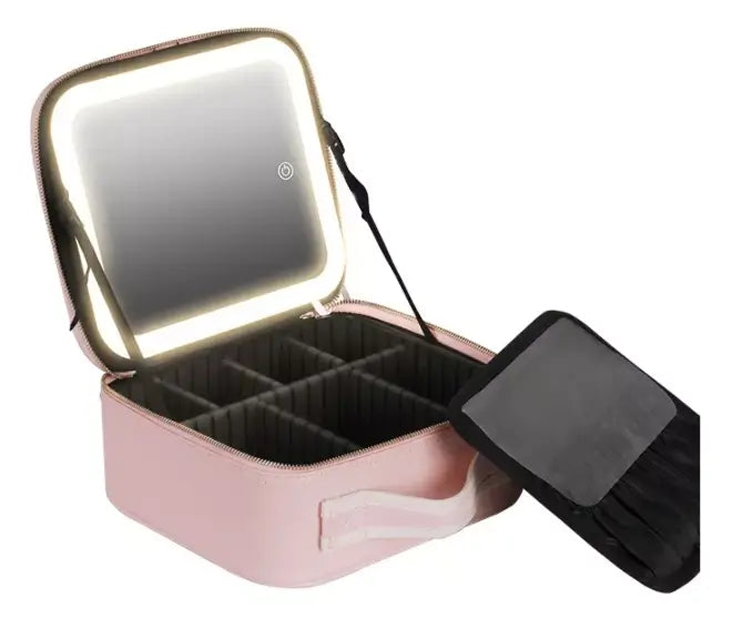 ORGANIZADOR DE MAQUILLAJE CON ESPEJO