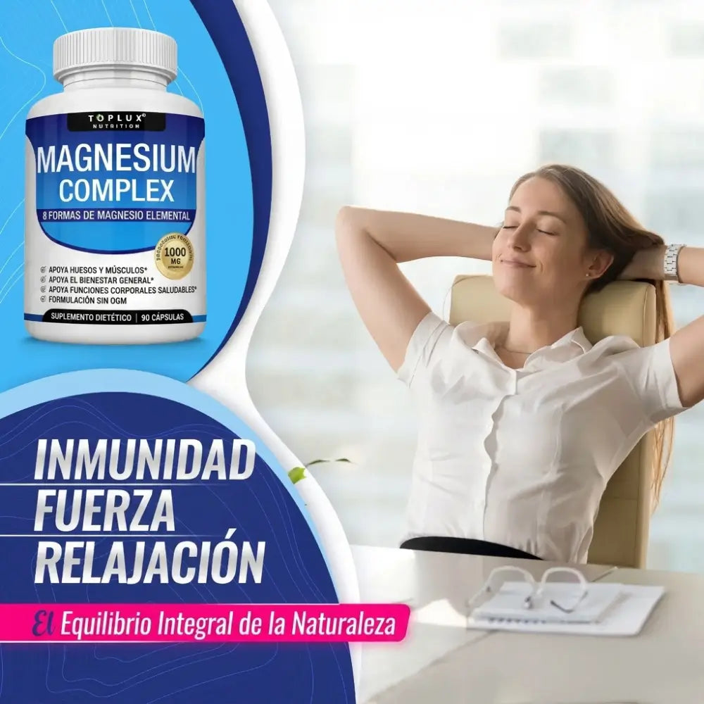 Magnesium Complex: El Secreto de los 8 Magnesios para Recuperar tu Energía Total