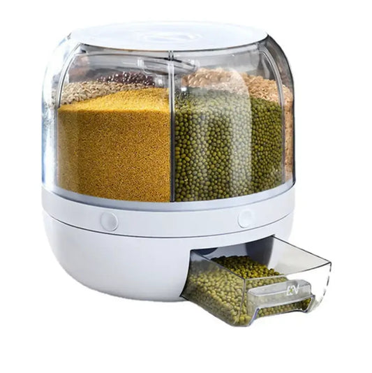 DISPENSADOR ORGANIZADOR DE GRANOS 6 EN 1