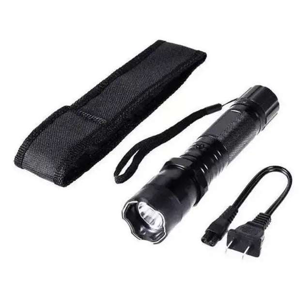 LINTERNA TÁCTICA 3 EN 1 CON LÁSER & TASER 🔦⚡