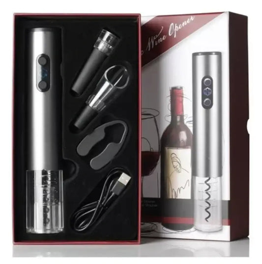 SET SACACORCHOS AUTOMATICO PARA VINOS