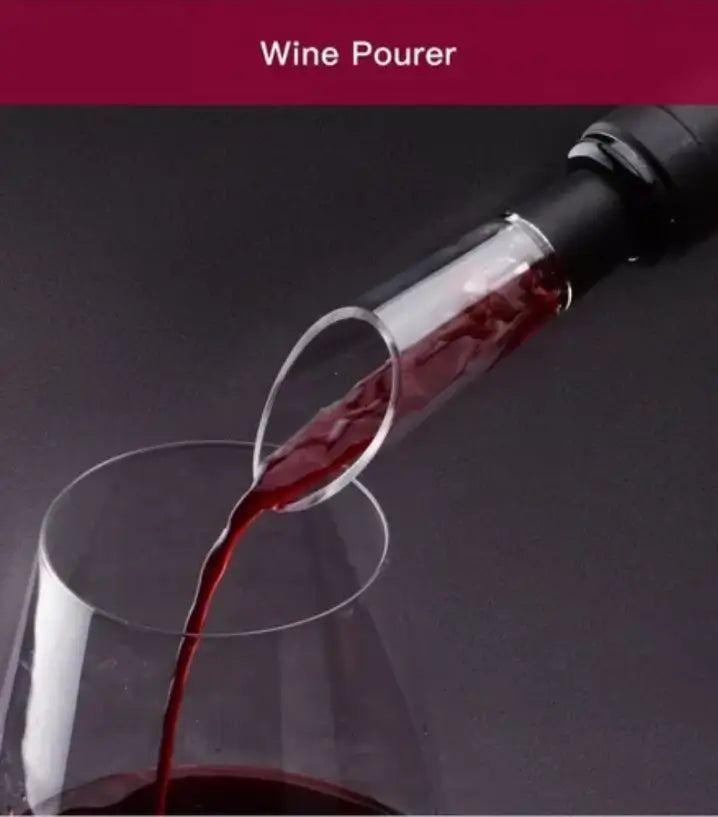 SET SACACORCHOS AUTOMATICO PARA VINOS