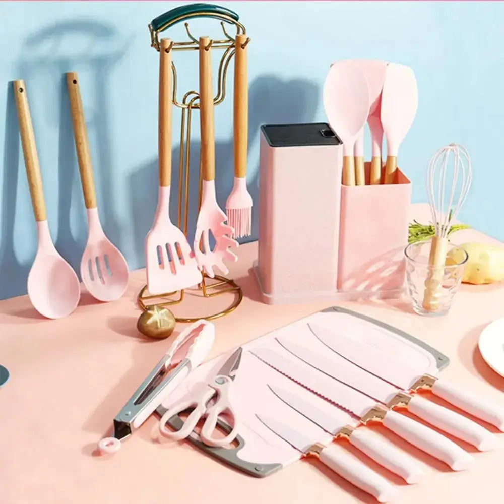 SET DE UTENSILIOS DE 19 PIEZAS