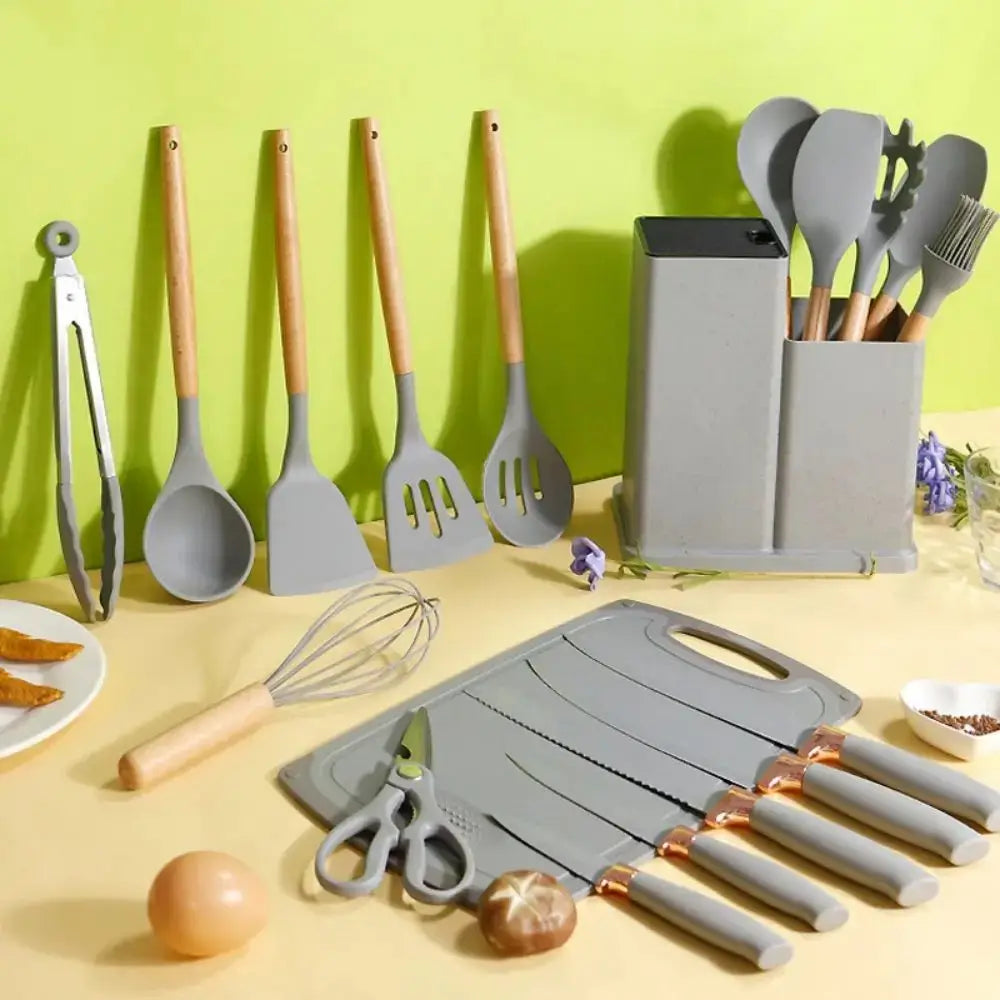 SET DE UTENSILIOS DE 19 PIEZAS